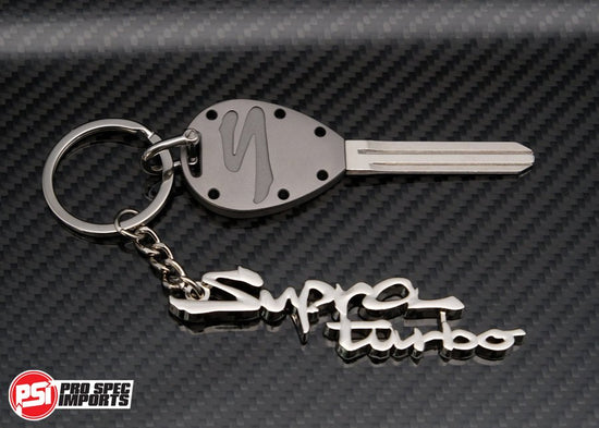 Load image into Gallery viewer, Frosted Titanium GR6 - A80 Supra Key Blank - Pro Spec Imports - 8pc ULTIMATE KEY COMBO - -
