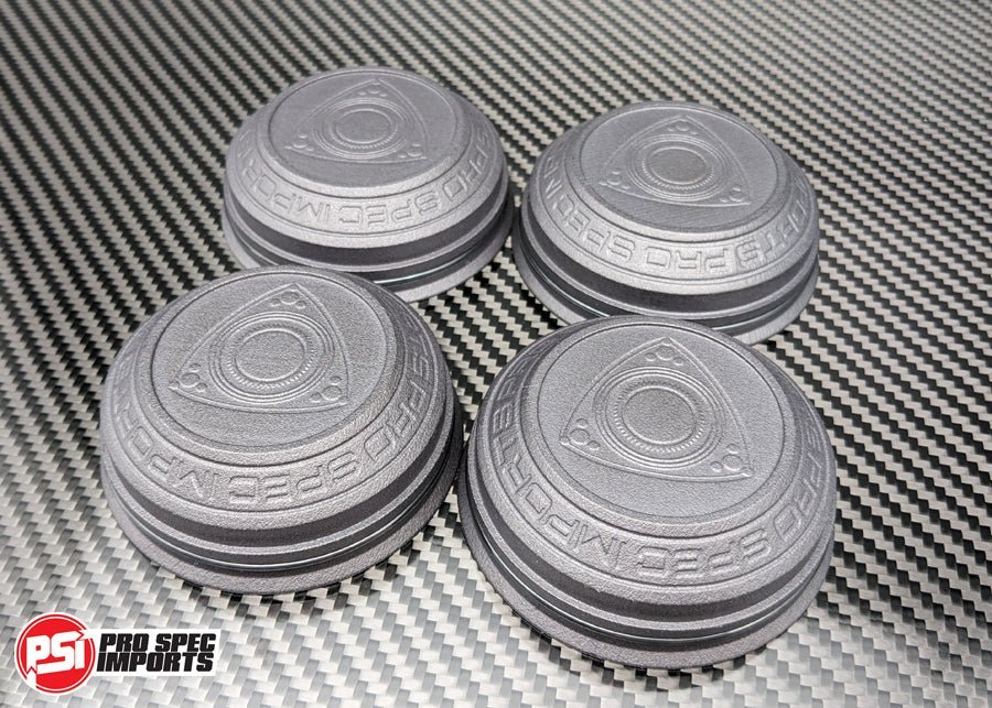 Work Meister S1 3P, 18" Centre Caps - Suit Mazda RX7 FD3S FC, RX8, Cosmo, Mazda 6, Mazda 3, Rotor Hubcentric Ring 67.1mm - Pro Spec Imports - Rotor Logo - 18" - 