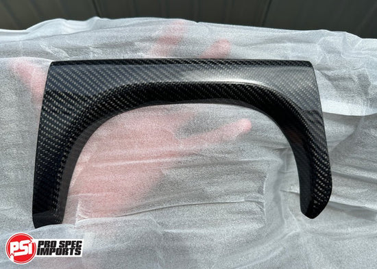 R34 GTR Carbon Fibre Exhaust Shield, Shroud - 3K Twill Weave Pattern - Pro Spec Imports - -