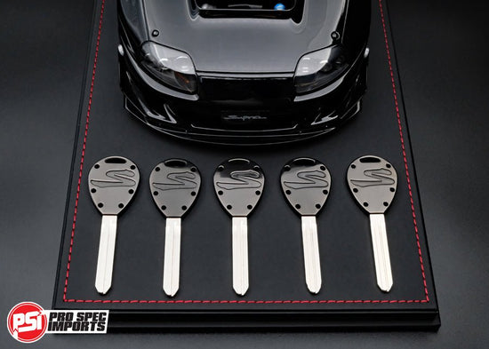 Stealth Black PVD - Titanium Supra Key - Pro Spec Imports - 7pc STEALTH KEY COMBO - -