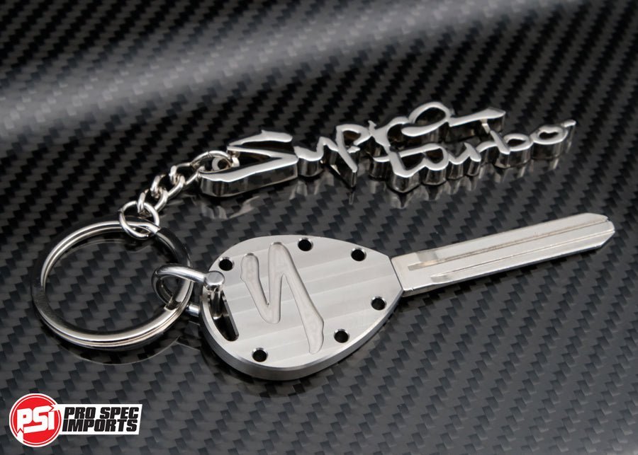 Machine Finish - Titanium Supra Key - Pro Spec Imports - 3pc KEY - COMBO - 