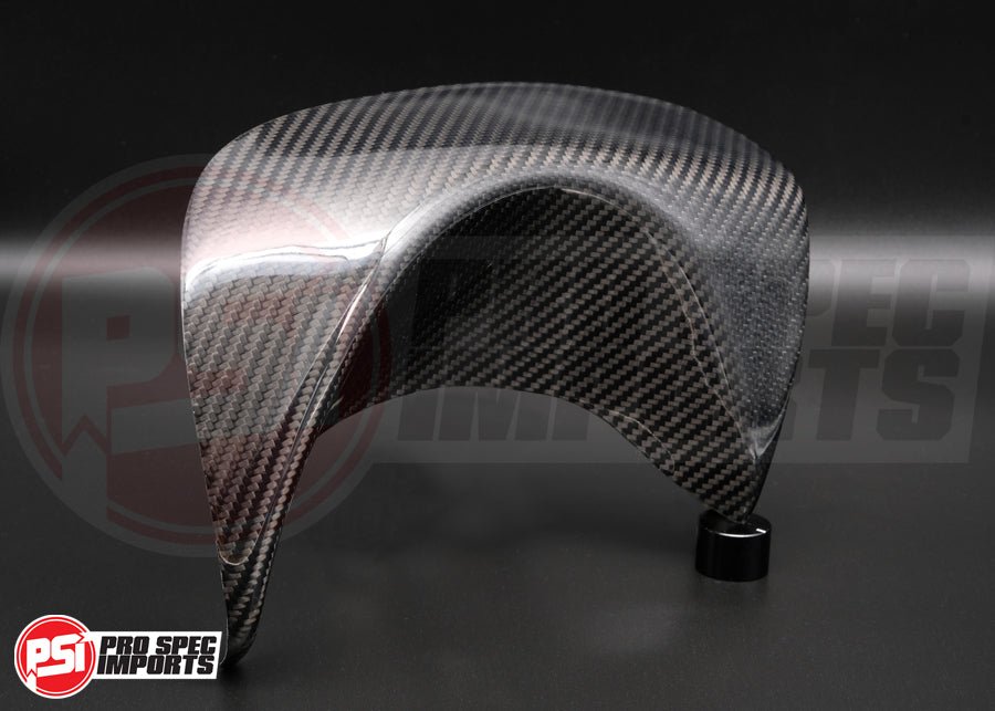 Mk4 Supra Carbon Fibre Exhaust Shield, Shroud - 3K Twill Weave Pattern - Pro Spec Imports - -