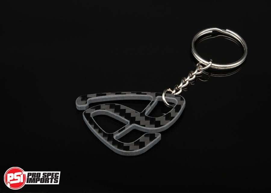 Load image into Gallery viewer, RX7, RX8, MX5 100% Carbon Fibre Keychain - Pro Spec Imports - -
