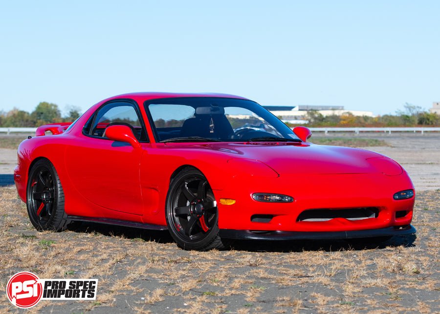 Load image into Gallery viewer, Rays TE37SL and TE37 Centre Caps - To Suit Mazda RX7 FD, FC, Cosmo, RX8 - Pro Spec Imports - Carbon Fibre Inlay Top - -
