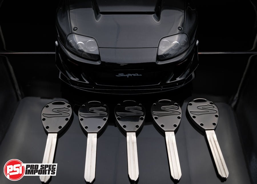 Stealth Black PVD - Titanium Supra Key - Pro Spec Imports - 7pc STEALTH KEY COMBO - -