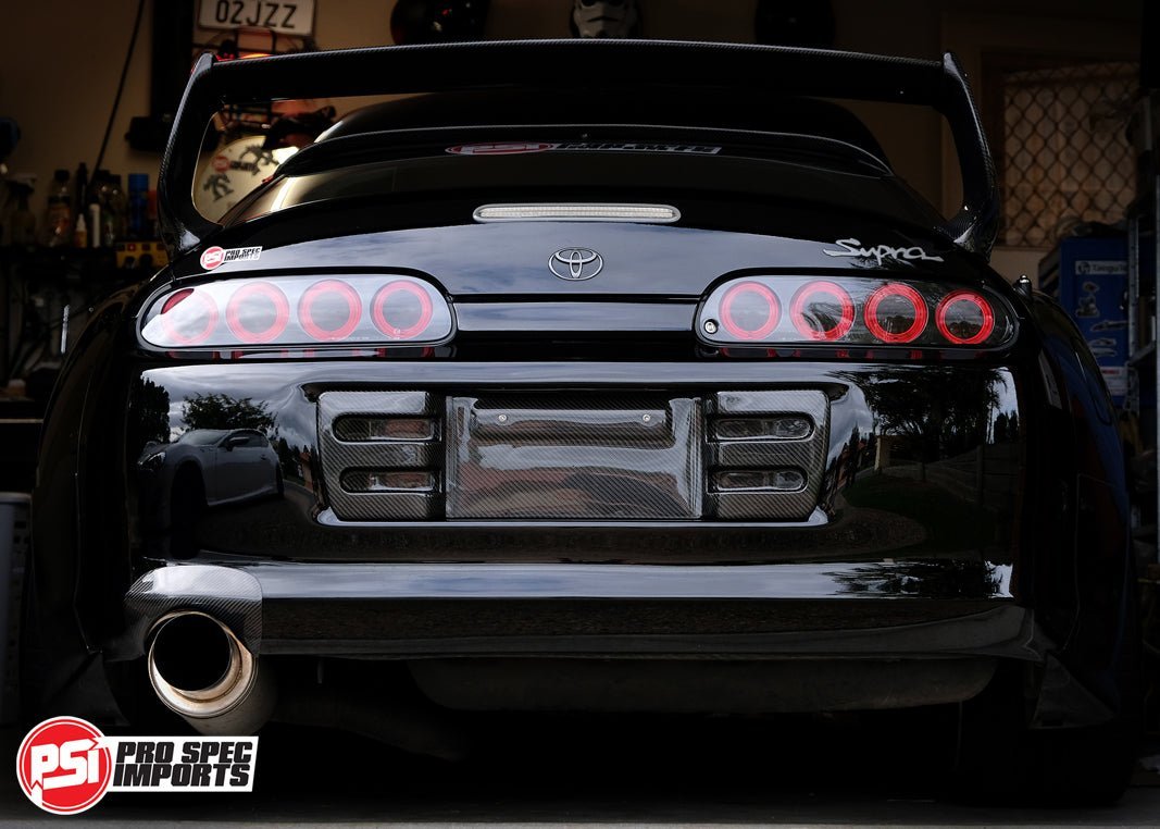 Supra Carbon Fibre Plate Garnishes & Backing Plate - COMBO DEAL - Pro Spec Imports - 3K Twill Weave Carbon Fibre - 