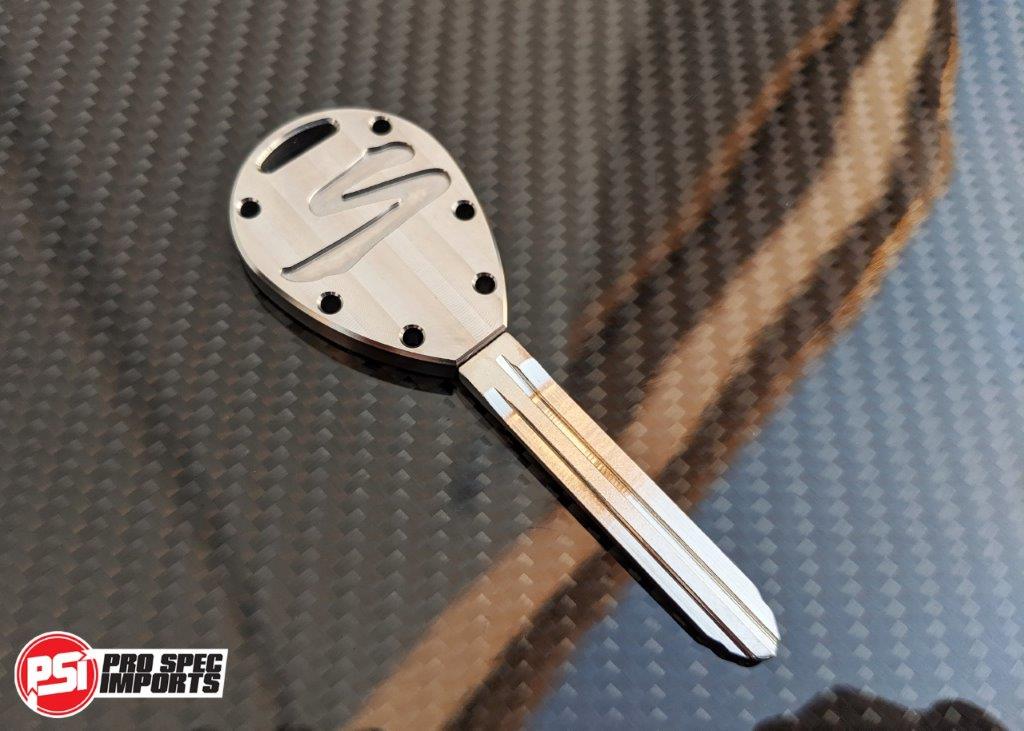 Machine Finish - Titanium Supra Key - Pro Spec Imports - KEY - 