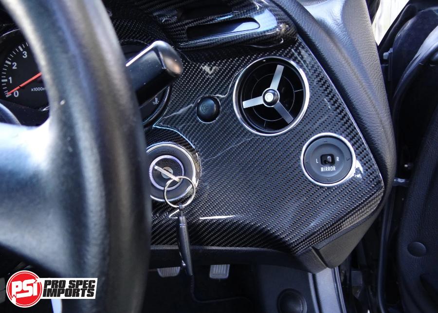 Custom Metal Vent Face Plate (2pc) - Supra - Pro Spec Imports - 2 x Brushed Stainless Vent Face Plates - 
