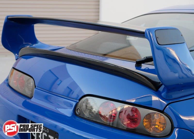 Carbon Fibre Supra Wing / Trunk / Hatch / Ducktail / Boot lip for under TRD Wing or OEM Wing Spoiler - Pro Spec Imports