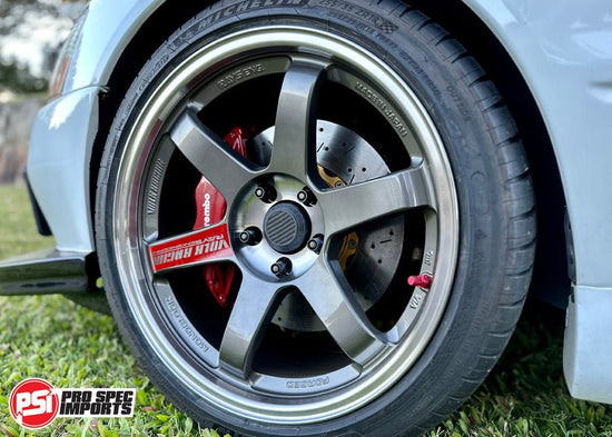 Centre Caps TE37 TE37SL Wheels - Mitsubishi, Evolution, Lancer, Galant, Evo 5 6 7 8 9 10, GTO 3000-Pro Spec Imports-9.5 +22