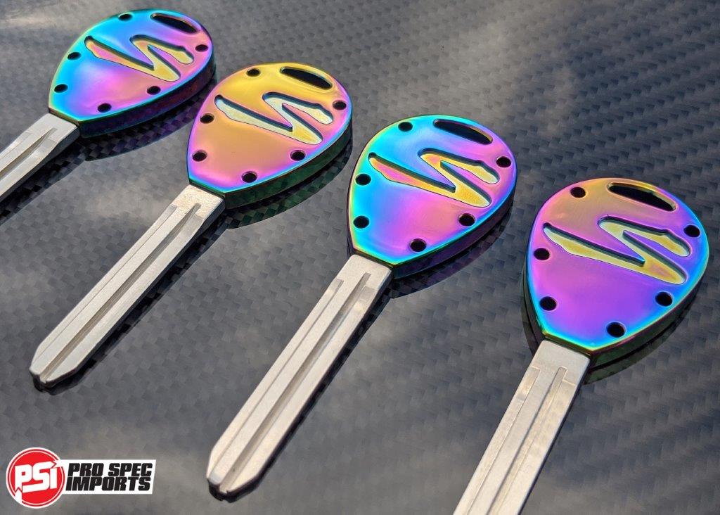 Neo Chrome - Titanium Mk4 Supra Key - Pro Spec Imports - 1. KEY - 