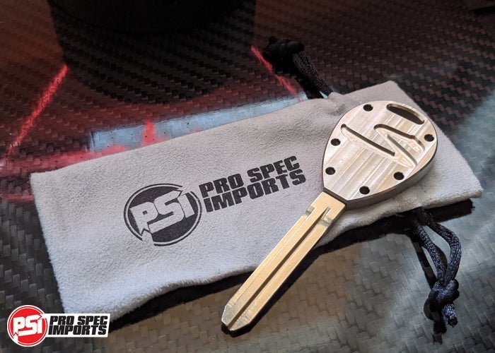 Machine Finish - Titanium Supra Key - Pro Spec Imports - KEY - 