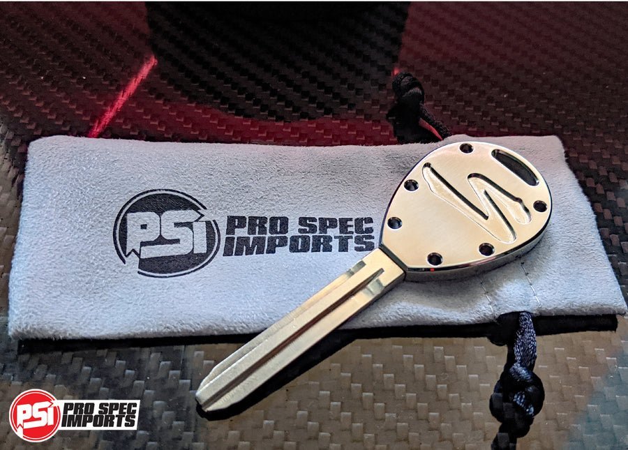 Premium Polished - Titanium Mk4 Supra Key - Pro Spec Imports - KEY - 