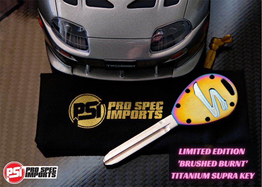 Limited Edition 'Brushed Burnt' - Titanium Supra Key - Pro Spec Imports - -