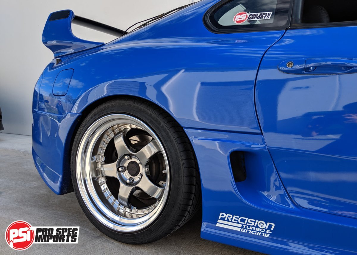 Work Meister S1 3P & 2P Centre Caps - Supra Mk4 A80 Specific Hubcentric Locating 60.1 - Black Plastic - Pro Spec Imports - Fit Work Meister S1 3P - 18