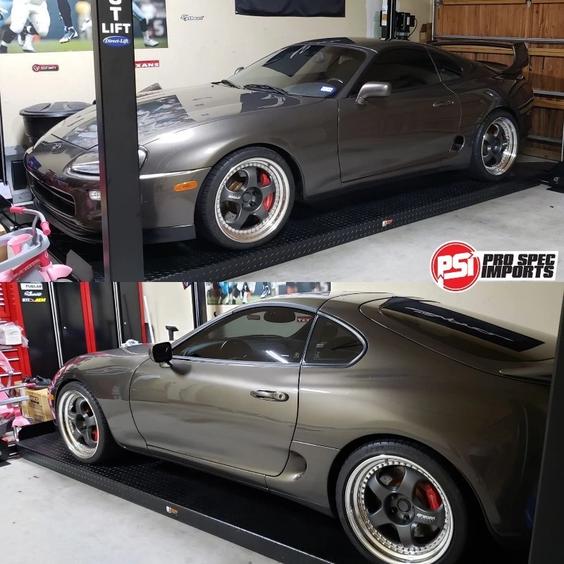 Work Meister S1 3P & 2P Centre Caps - Supra Mk4 A80 Specific Hubcentric Locating 60.1 - Black Plastic - Pro Spec Imports - Fit Work Meister S1 3P - 18