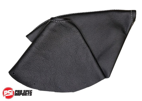 Mk4 Supra Leather Boot Sets - Pro Spec Imports - No Logo - *black stitch - Set of Manual + Handbrake -