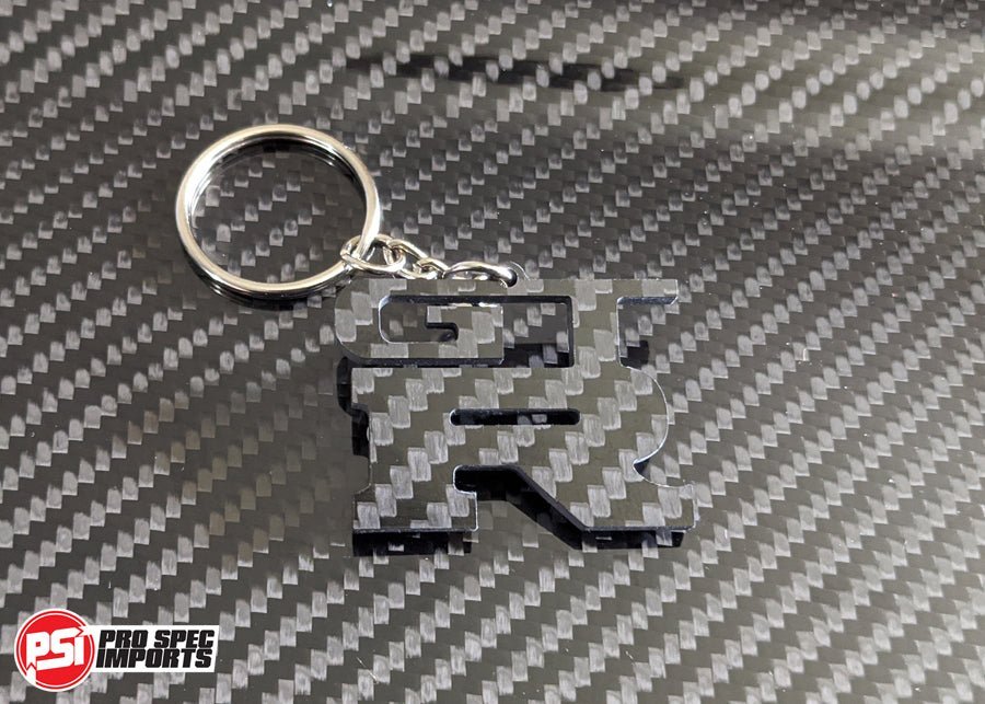 100% Carbon Fibre GTR Keychain - Pro Spec Imports - 