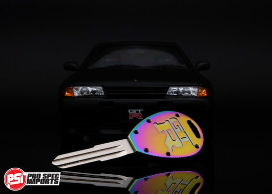 Neo Chrome - Titanium R32 / R33 Skyline GTR Key - Pro Spec Imports - 3pc KEY-COMBO - -